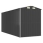 vidaXL Cobertizo de jardín acero galvanizado antracita 192x440x223 cm vidaXL Cobertizo de jardín acero galvanizado antracita 192x440x223 cm