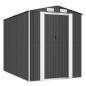 vidaXL Cobertizo de jardín acero galvanizado antracita 192x274x223 cm