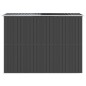 vidaXL Cobertizo de jardín acero galvanizado antracita 192x274x223 cm