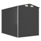 vidaXL Cobertizo de jardín acero galvanizado antracita 192x274x223 cm