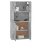 vidaXL Aparador alto madera contrachapada gris hormigón vidaXL Aparador alto madera contrachapada gris hormigón
