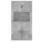 vidaXL Aparador alto madera contrachapada gris hormigón vidaXL Aparador alto madera contrachapada gris hormigón