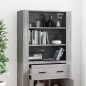 vidaXL Aparador alto de madera contrachapada gris Sonoma vidaXL Aparador alto de madera contrachapada gris Sonoma