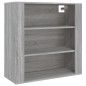 vidaXL Aparador alto de madera contrachapada gris Sonoma vidaXL Aparador alto de madera contrachapada gris Sonoma