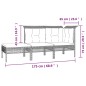 vidaXL Set de muebles de jardín 11 pzas y cojines ratán sintético gris vidaXL Set de muebles de jardín 11 pzas y cojines ratán sintético gris