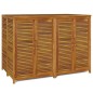 vidaXL Caja de almacenaje de jardín madera maciza acacia 140x87x104 cm
