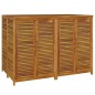 vidaXL Caja de almacenaje de jardín madera maciza acacia 140x87x104 cm