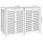 vidaXL Caja de almacenaje de jardín madera maciza acacia 140x87x104 cm