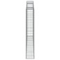 vidaXL Cestas de gaviones 7 uds forma de arco hierro 300x30x180/200 cm