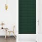 vidaXL Paneles de pared 12 uds tela verde oscuro 90x30 cm 3,24 m² vidaXL Paneles de pared 12 uds tela verde oscuro 90x30 cm 3,24 m²