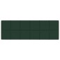 vidaXL Paneles de pared 12 uds tela verde oscuro 90x30 cm 3,24 m² vidaXL Paneles de pared 12 uds tela verde oscuro 90x30 cm 3,24 m²