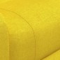 vidaXL Sillón de masaje de tela amarillo claro vidaXL Sillón de masaje de tela amarillo claro