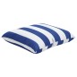vidaXL Cojines 4 uds tela a rayas azul y blanco 50x50 cm