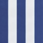 vidaXL Cojines 4 uds tela a rayas azul y blanco 50x50 cm