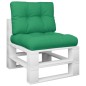 vidaXL Cojines para palets 2 unidades tela verde vidaXL Cojines para palets 2 unidades tela verde