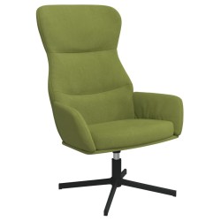 vidaXL Silla de relajación de terciopelo verde claro
