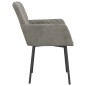 vidaXL Sillas de comedor 2 unidades terciopelo gris claro vidaXL Sillas de comedor 2 unidades terciopelo gris claro