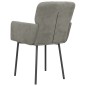 vidaXL Sillas de comedor 2 unidades terciopelo gris claro vidaXL Sillas de comedor 2 unidades terciopelo gris claro