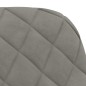 vidaXL Sillas de comedor 2 unidades terciopelo gris claro vidaXL Sillas de comedor 2 unidades terciopelo gris claro