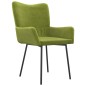 vidaXL Sillas de comedor 2 unidades terciopelo verde claro vidaXL Sillas de comedor 2 unidades terciopelo verde claro