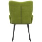 vidaXL Sillas de comedor 2 unidades terciopelo verde claro vidaXL Sillas de comedor 2 unidades terciopelo verde claro