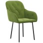 vidaXL Sillas de comedor 2 unidades terciopelo verde claro vidaXL Sillas de comedor 2 unidades terciopelo verde claro