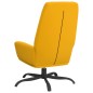 vidaXL Sillón de relax de terciopelo amarillo mostaza