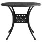 vidaXL Mesa y sillas de bistró 5 piezas aluminio fundido negro vidaXL Mesa y sillas de bistró 5 piezas aluminio fundido negro