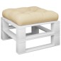 vidaXL Cojín para sofá de palets de tela beige 50x50x12 cm vidaXL Cojín para sofá de palets de tela beige 50x50x12 cm