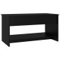 vidaXL Mesa de centro madera contrachapada negro 102x50x52,5 cm vidaXL Mesa de centro madera contrachapada negro 102x50x52,5 cm