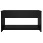 vidaXL Mesa de centro madera contrachapada negro 102x50x52,5 cm vidaXL Mesa de centro madera contrachapada negro 102x50x52,5 cm