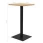 vidaXL Mesa de bistró color roble 60x60x107 cm vidaXL Mesa de bistró color roble 60x60x107 cm