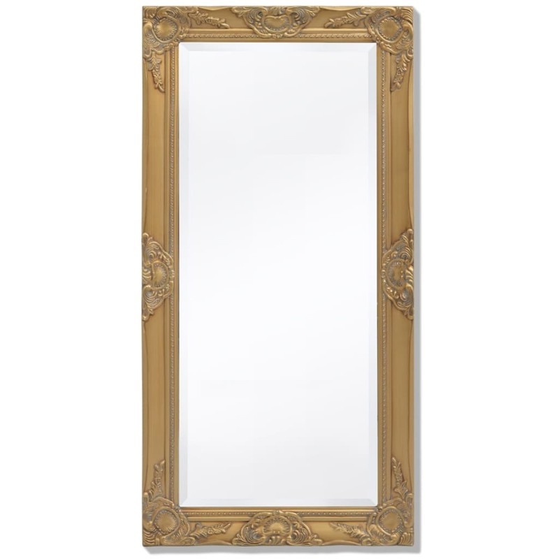 vidaXL Espejo de pared estilo barroco dorado 100x50 cm vidaXL Espejo de pared estilo barroco dorado 100x50 cm