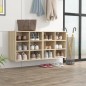 vidaXL Muebles zapatero 2 uds color roble Sonoma 52,5x30x50 cm vidaXL Muebles zapatero 2 uds color roble Sonoma 52,5x30x50 cm