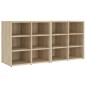 vidaXL Muebles zapatero 2 uds color roble Sonoma 52,5x30x50 cm vidaXL Muebles zapatero 2 uds color roble Sonoma 52,5x30x50 cm
