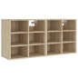 vidaXL Muebles zapatero 2 uds color roble Sonoma 52,5x30x50 cm vidaXL Muebles zapatero 2 uds color roble Sonoma 52,5x30x50 cm