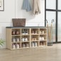 vidaXL Muebles zapatero 2 uds color roble Sonoma 52,5x30x50 cm vidaXL Muebles zapatero 2 uds color roble Sonoma 52,5x30x50 cm