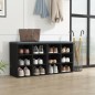 vidaXL Muebles zapateros 2 uds negro 52,5x30x50 cm vidaXL Muebles zapateros 2 uds negro 52,5x30x50 cm