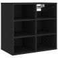 vidaXL Muebles zapateros 2 uds negro 52,5x30x50 cm vidaXL Muebles zapateros 2 uds negro 52,5x30x50 cm