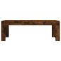 vidaXL Mesa de centro madera de ingeniería roble ahumado 102x50x36 cm vidaXL Mesa de centro madera de ingeniería roble ahumado 102x50x36 cm