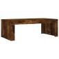 vidaXL Mesa de centro madera de ingeniería roble ahumado 102x50x36 cm vidaXL Mesa de centro madera de ingeniería roble ahumado 102x50x36 cm
