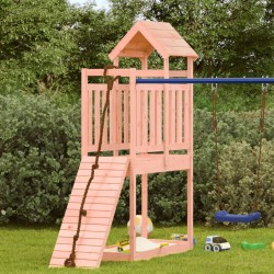 vidaXL Torre de juegos madera maciza abeto Douglas 52,5x110,5x214 cm