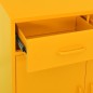 vidaXL Armario de almacenamiento acero amarillo mostaza 80x35x101,5 cm vidaXL Armario de almacenamiento acero amarillo mostaza 80x35x101,5 cm