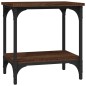 vidaXL Mesa auxiliar madera contrachapada marrón roble 40x30x42 cm vidaXL Mesa auxiliar madera contrachapada marrón roble 40x30x42 cm