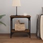 vidaXL Mesa auxiliar madera contrachapada marrón roble 40x30x42 cm vidaXL Mesa auxiliar madera contrachapada marrón roble 40x30x42 cm
