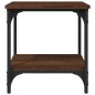vidaXL Mesa auxiliar madera contrachapada marrón roble 40x30x42 cm vidaXL Mesa auxiliar madera contrachapada marrón roble 40x30x42 cm