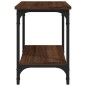 vidaXL Mesa auxiliar madera contrachapada marrón roble 40x30x42 cm vidaXL Mesa auxiliar madera contrachapada marrón roble 40x30x42 cm