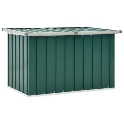 vidaXL Caja de almacenaje para jardín verde 109x67x65 cm
