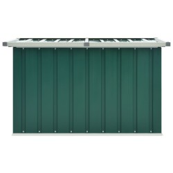 vidaXL Caja de almacenaje para jardín verde 109x67x65 cm
