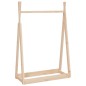 vidaXL Perchero de madera maciza de pino 100x45x150 cm vidaXL Perchero de madera maciza de pino 100x45x150 cm
